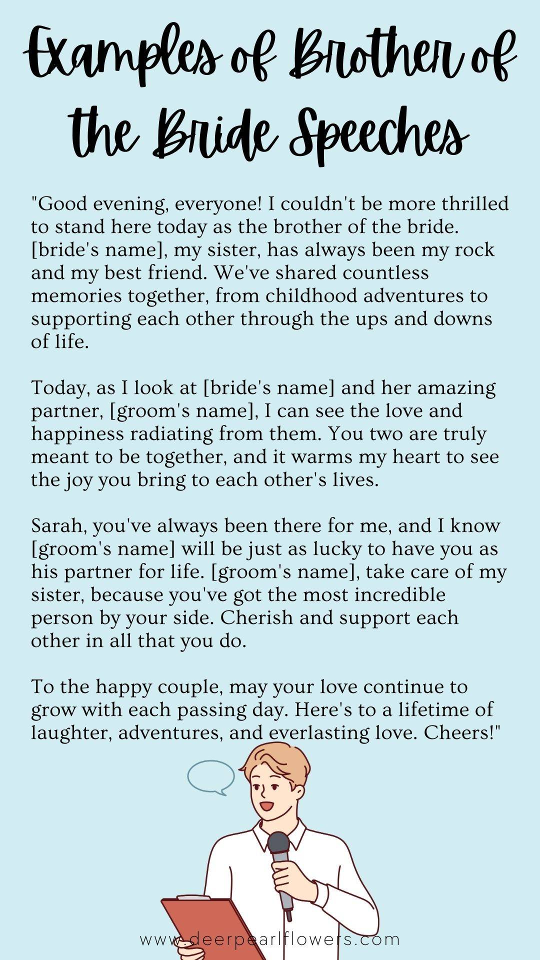Brother of the Bride Speech Example