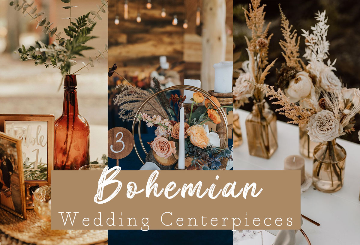 boho wedding centerpieces