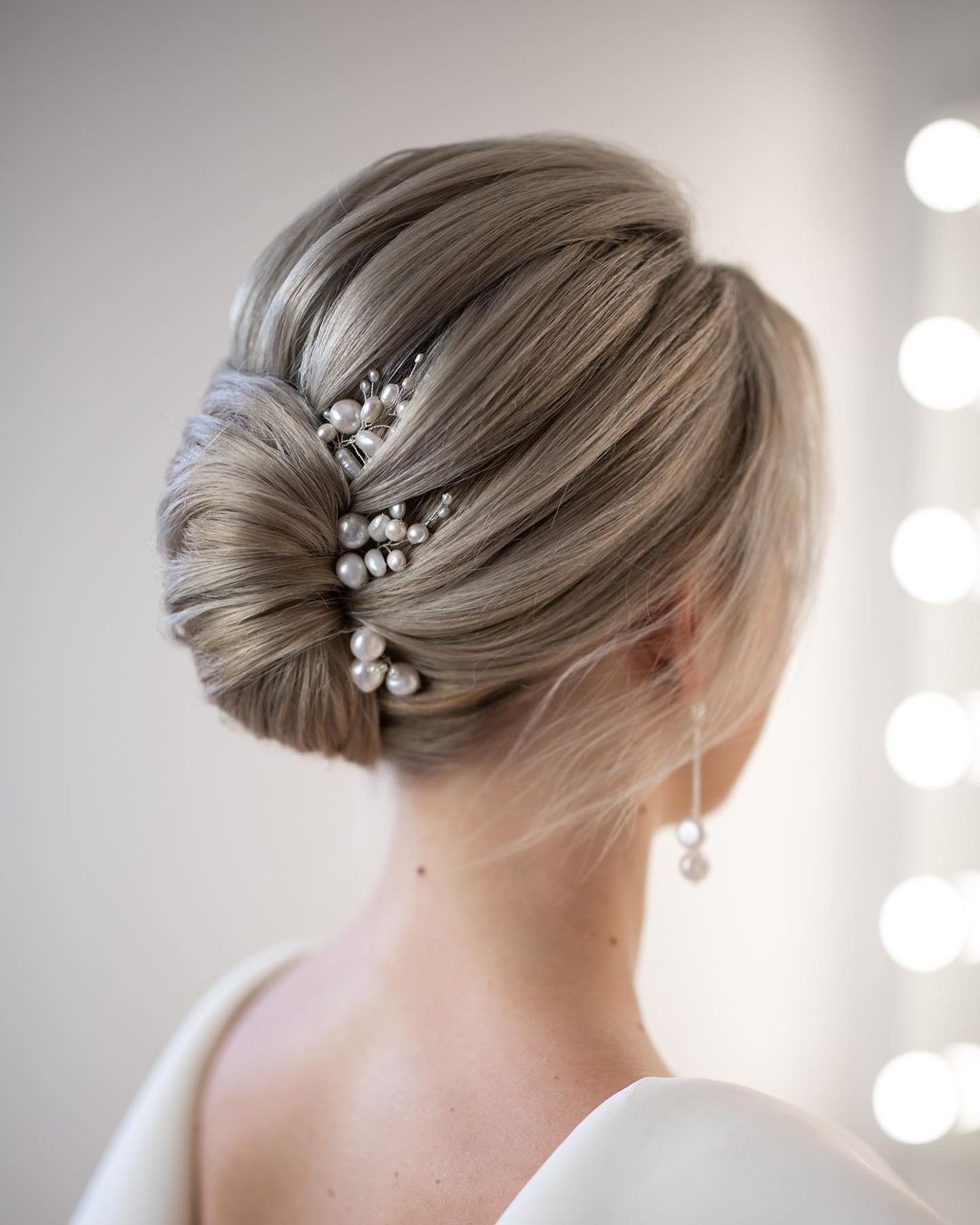 french twist wedding updo via beautybyrockagirl