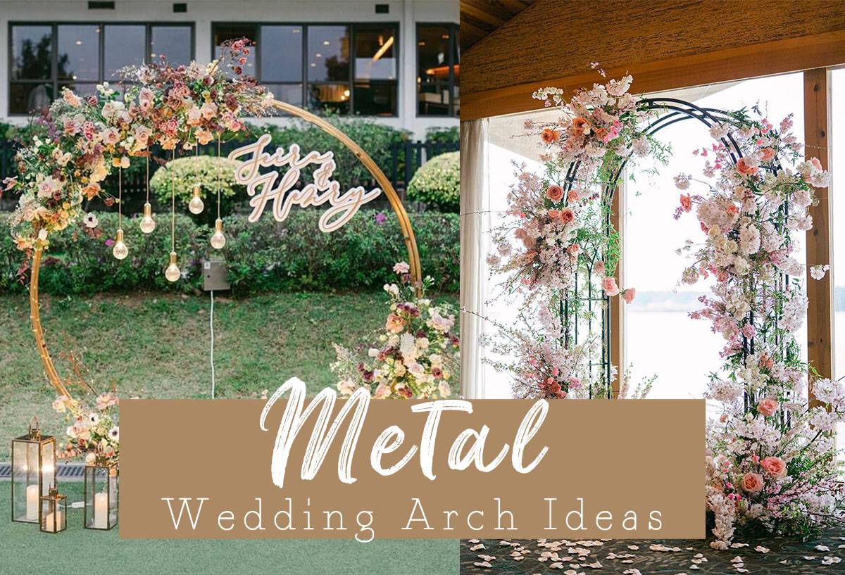 metal wedding arches