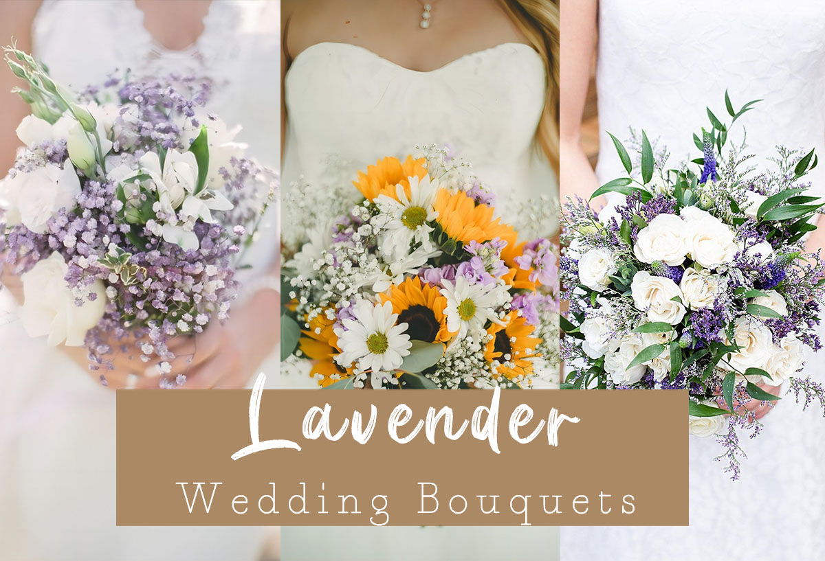 lavender wedding bouquets