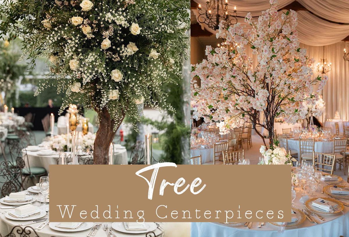 tree wedding centerpieces