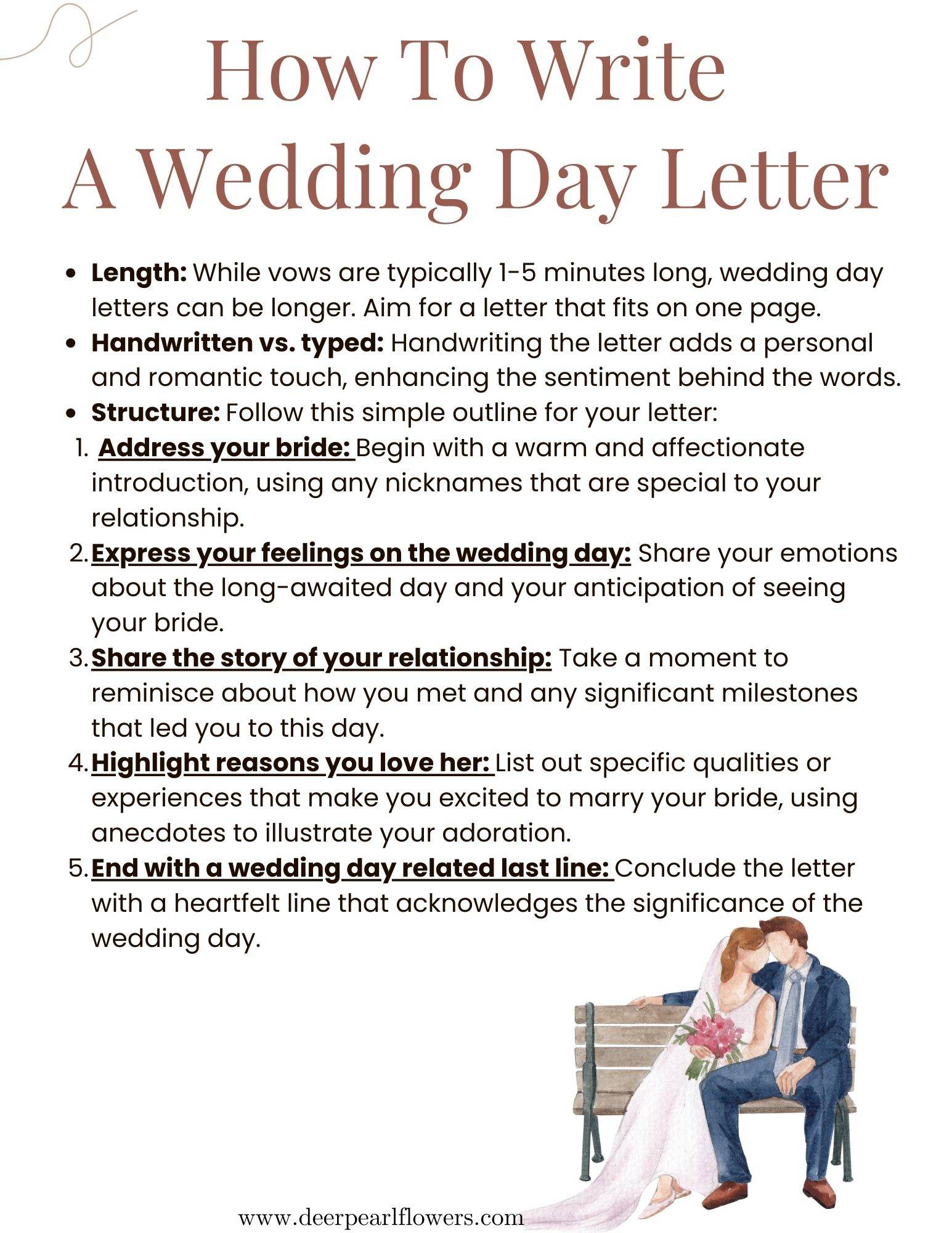 How to Write A Letter to Bride from Groom