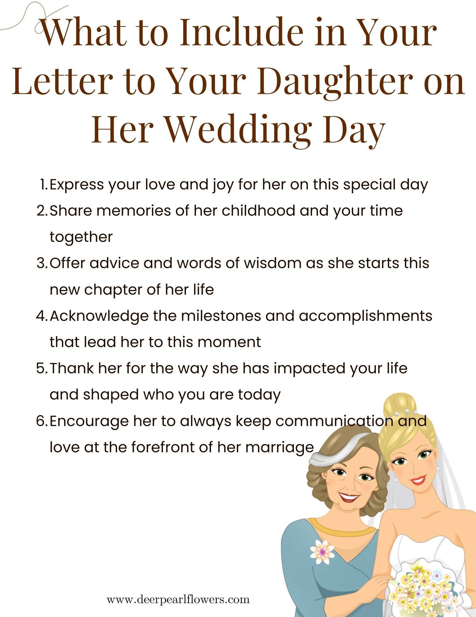 Letter to Your Daughter on Her Wedding Day