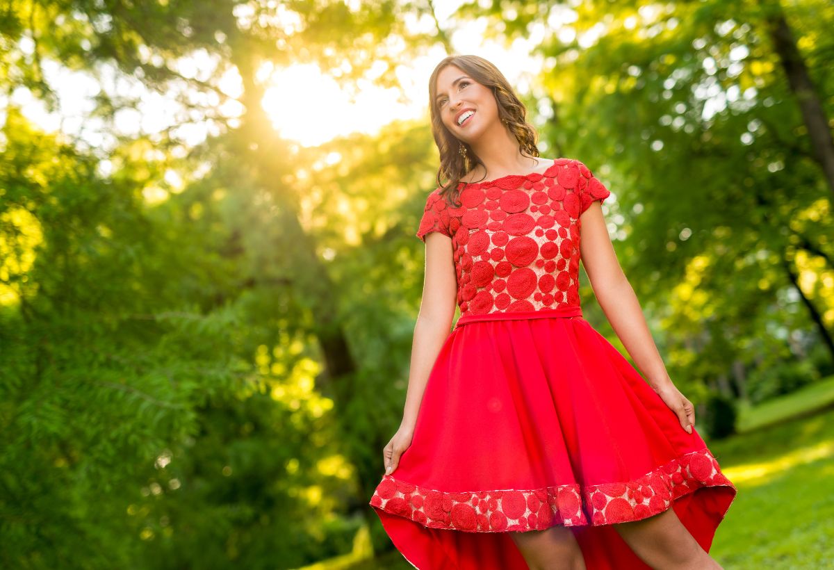 puffy red quinceanera dresses 1