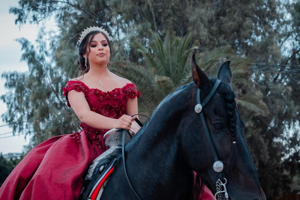 puffy red quinceanera dresses