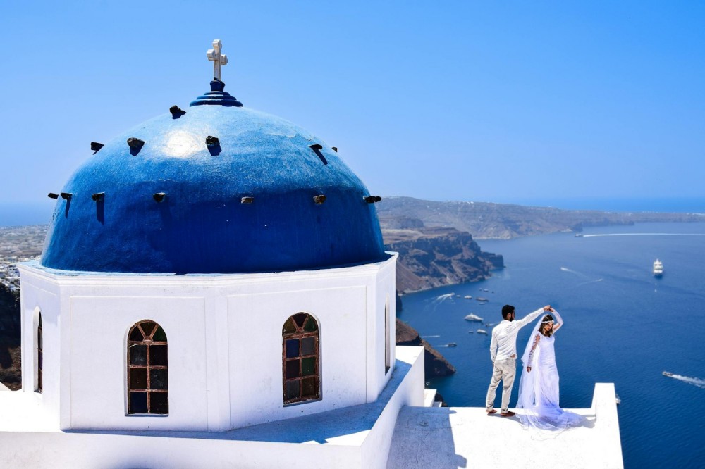Destination Weddings church with dome