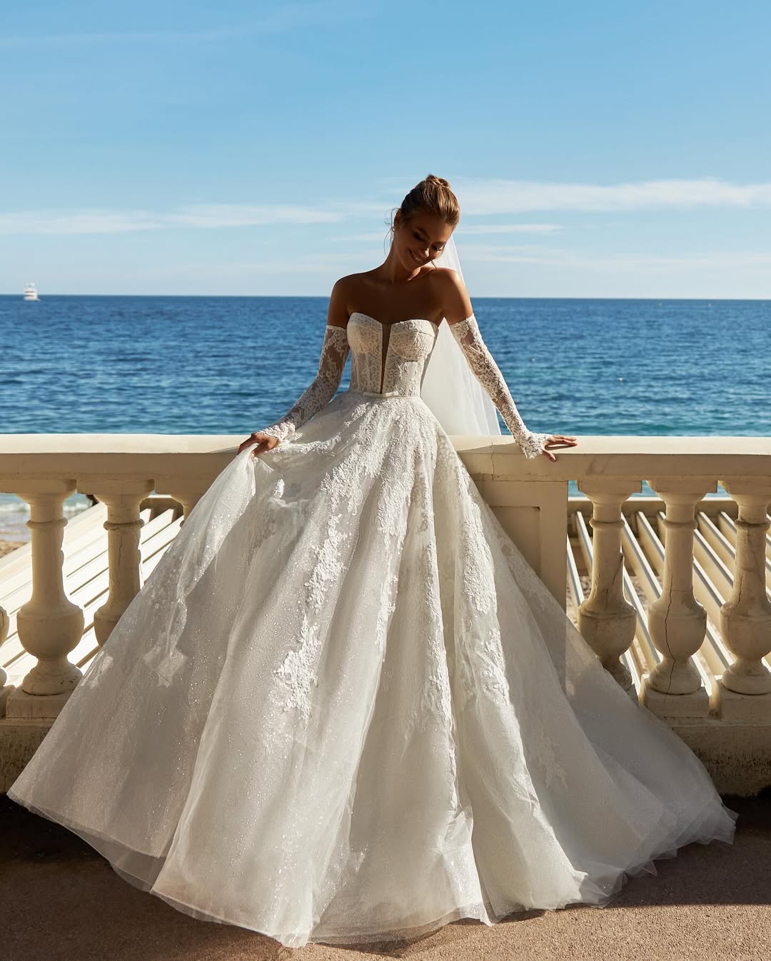corset ball gown wedding dress